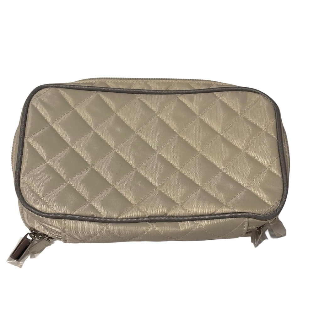 Ellis James Designs Travel Jewelry and Makeup Brush Organizer in Cream NWOT